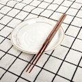 Miniatyrbilde 2 av 6: 1 par pinner Sklisikker rustfritt stål Gjenbrukbar metallpinne Multicolor