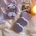 Pikkukuva 5 / 5: Travel Color Piilolinss Box for Eyes Tool Kit Women Girl He Purple
