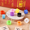 Miniatyrbilde 6 av 8: 100 Stk Duer Ringer 8mm Bajonett Identifikasjon Ring Due Foo
