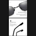 Miniatyrbilde 5 av 8: Alloy Fold Photochromic Solbriller Polarized Men Folding Sun Gl A