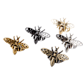 Miniatyrbilde 3 av 5: Metal Bee Form Turn Lock Retro Bag Lås Hardware Craft Bag Ancient gold