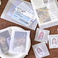Miniatyrbilde 4 av 8: 10 STK Semi-transparente konvolutter for oppbevaringspose for DIY-fotokort 3