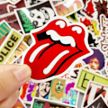 Miniatyrbild 8 av 8: 50 st Rock Band Sticker Graffiti Gitarr Laptop Skateboard Lugga
