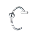 Miniatyrbillede 1 af 8: 1 Stk Rustfrit Stål Næse Ring Bøjle Septum Ringe C Clip Lip Rin A5