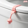 Miniatyrbilde 1 av 8: Toalettlokk Løftesete Håndtaksholder Toalettlokk Løfteverktøysete Pink