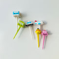 Pikkukuva 5 / 8: Sarjakuva Fruit Fork Toothpicks ja Animal Selection Mini Lunch Bo A3