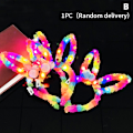 Miniatyrbilde 1 av 8: 1 STK New Plush Glow Glow Ball Hårbånd Party Plysj Glow Headwe B