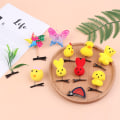 Miniatyrbilde 4 av 8: Little Yellow Duck Hårnål Vårhårtilbehør Hodeplagg Ch A11