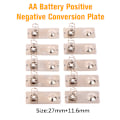 Miniatyrbillede 1 af 5: 10 Stk 27x11,6mm AA Batteri Positiv Negativ Konverteringsfjeder one size