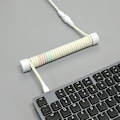 Miniatyrbild 4 av 8: Spolat tangentbord Kabelskydd Rod Spolat tangentbord Kabel Weig Red
