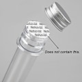 Miniatyrbilde 7 av 7: 40 ml plastoppbevaringsrør Lab-reagensrør med skrulokk Travel