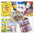 Miniatyrbilde 3 av 5: DIY Creative e Quiet Book Educational Kuromi Hjemmelaget Decompres A8