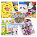 Pikkukuva 3 / 5: DIY Creative e Quiet Book Educational Kuromi Homemade Decompres A19