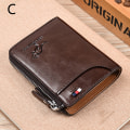 Miniatyrbillede 1 af 8: Kangaroo Wallet RFID-blokerende tegnebog med lynlås Multi Credit C C