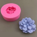 Miniatyrbillede 6 af 8: 1 stk. Blomsterform DIY Gips Resin Art Blød Silikone Fondant Ch