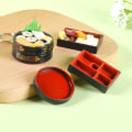 Pikkukuva 5 / 8: Simuloitu Bowl Plate Spoon Pot Playing House Miniatyyri keittiövälineet A16
