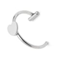 Miniatyrbillede 7 af 8: 1 Stk Rustfrit Stål Næse Ring Bøjle Septum Ringe C Clip Lip Rin A3