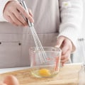 Miniatyrbilde 6 av 8: Kulevisp av rustfritt stål Rustfri perleeggvisper håndholdt L
