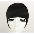 Pikkukuva 5 / 6: Hapsu Clip In On Bangs Suorat hiustenpidennykset Dark Brown
