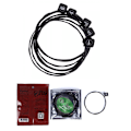 Miniatyrbillede 1 af 8: 6 stk/parti nylon + 3 % polyester klassisk guitarstreng NX35-C Colo