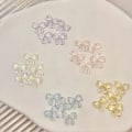 Miniatyrbilde 5 av 8: 20 stk/pose Resin Glitter Aurora Sløyfe Nail Art Accessory Girl DIY N A4