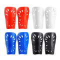 Miniatyrbilde 3 av 8: 1 par Fotball leggbeskytter Plast Fotballbeskyttere Benbeskytter F White S