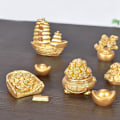 Miniatyrbilde 4 av 8: Feng Shui Auspicious Fa Cai Penger Tre Gullbar Bag Lykkelig For A19