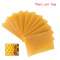 Miniatyrbilde 1 av 8: 10 stk Yellow Honeycomb Foundation Bee Hive Wax Rammer