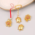 Pikkukuva 4 / 5: Golden Turtle avaimenperä riipus Money Lucky Tortoise Ornament Ho 4#