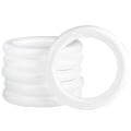 Miniatyrbild 7 av 8: Vit rund polystyren skumring för julhantverk DIY hand A7