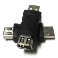 Miniatyrbillede 3 af 6: Firewire IEEE 1394 6-benet hun-til USB 2.0 Type A-han-adapter
