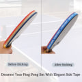 Miniatyrbillede 8 af 8: 2stk Bordtennisketcher Kanttape Tilbehør Ping Pong Bat Pr Red