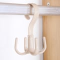 Pikkukuva 1 / 8: 360° kääntyvä ripustinkoukku Tilaa säästävä vaatekaappilaukkuteline Orga Beige
