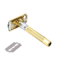 Pikkukuva 3 / 5: Retro Safety Razor Box Kahva Partakoneen parranajotyökalu Parranajotyökalu M