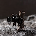 Miniatyrbilde 1 av 8: Mikro landskap Halloween dekorasjon tilbehør gresskar harpiks A4