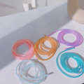 Miniatyrbilde 5 av 8: 1,4m Fargetelefon Wire Cord Taubeskytter Fjærbeskyttelse Rop gold2
