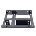 Miniatyrbillede 3 af 5: 2,5 til 3,5 harddiskbeslag Harddisk Dobbelt Desktop SSD-montering