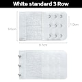 Miniatyrbillede 1 af 8: Kvinder BH Extenders Strap Extenders Spænder Elastic Extender Br 9(3R3H white)