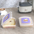 Miniatyrbild 8 av 8: 1 st Smörgåslåda Lunchlåda förvaringsbehållare Bärbar Bento B A