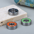Pikkukuva 5 / 8: 8 kpl 608 laakeri ILQ-11 Longboard Speed Inline Skate Wheel Bear C
