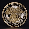 Miniatyrbild 6 av 8: Michael Polisens emblem minnesmärke utmaning Bronze