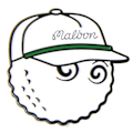 Pikkukuva 6 / 8: 1 kpl Cap pidikkeet Mark Golfpallon asento Irrotettava Golfhattu M White C