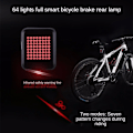 Pikkukuva 6 / 7: Polkupyörän Smart Sensor suuntavilkut Pyörän takavalot MTB Cy black
