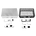 Miniatyrbillede 5 af 8: Under skrivebordet Skuffeboks 360 Roterende Skuffe Skjult Organizer Meta Black