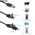 Miniatyrbillede 10 af 11: 7MM 6 LED Endoskop Vandtæt Borescope Inspektionskamera 2m