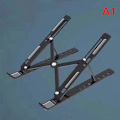 Miniatyrbillede 1 af 5: Laptop Stand Bærbar Holder Foldbar Plast til Notebook Bord A1