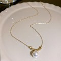 Miniatyrbilde 4 av 5: Elegant delikat perle anheng kragebenet halskjede for kvinner Fash