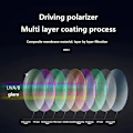 Miniatyrbilde 8 av 8: Alloy Fold Photochromic Solbriller Polarized Men Folding Sun Gl A
