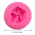 Miniatyrbillede 7 af 8: 1 stk. Blomsterform DIY Gips Resin Art Blød Silikone Fondant Ch