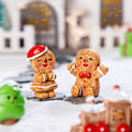 Miniatyrbilde 5 av 8: Mini Julepynt Pepperkake Mann Snømann Mikrolandskap A8